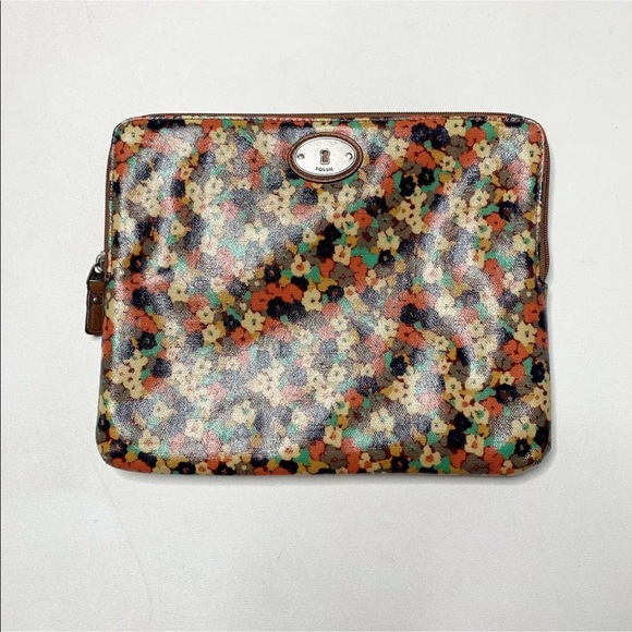Fossil Accessories - Fossil Key Zipper Case Tablet iPad Floral Coated